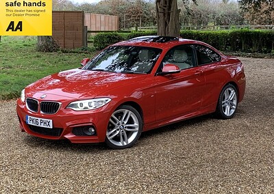 ’16’ BMW 218i M Sport Coupe Melbourn Red