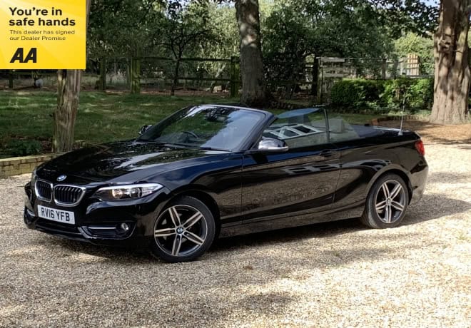 '16' BMW 218i Sport Convertible